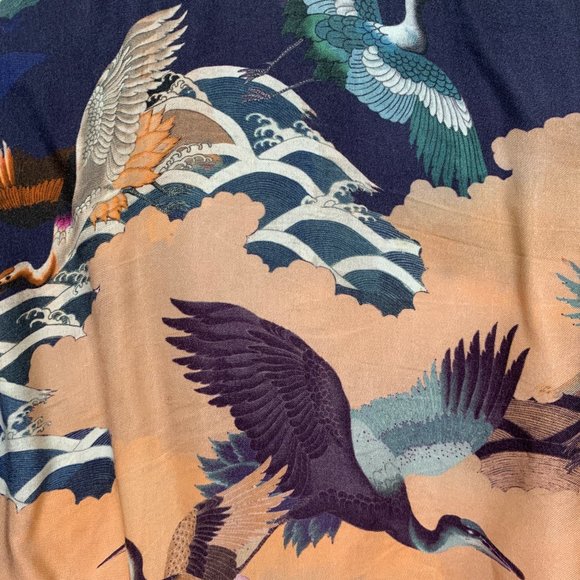 ASOS Crane-Patterned Button Down Top - Picture 5 of 5